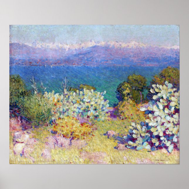 Affiche John Russell Dans Les Alpes du Matin Maritimes (Devant)