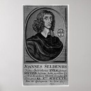 Affiche John Selden, 1672