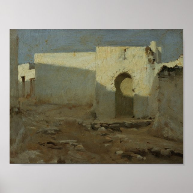 Affiche John Singer Sargent - Bâtiments mauresques à (Devant)