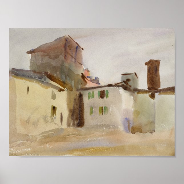 Affiche John Singer Sargent - Borgo San Lorenzo (Devant)