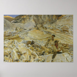 Affiche John Singer Sargent - Bringing Down Marble