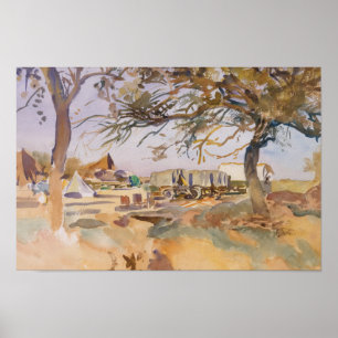 Affiche John Singer Sargent - Camp militaire