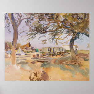 Affiche John Singer Sargent - Camp militaire