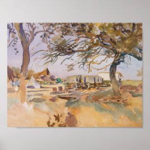 Affiche John Singer Sargent - Camp militaire
