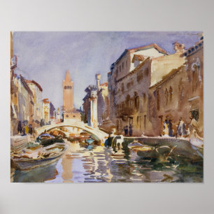 Affiche John Singer Sargent - Canal vénitien