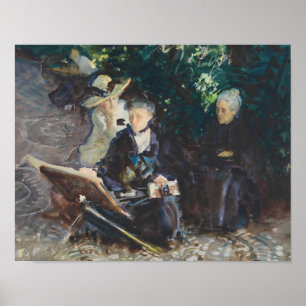 Affiche John Singer Sargent - Dans le Generalife