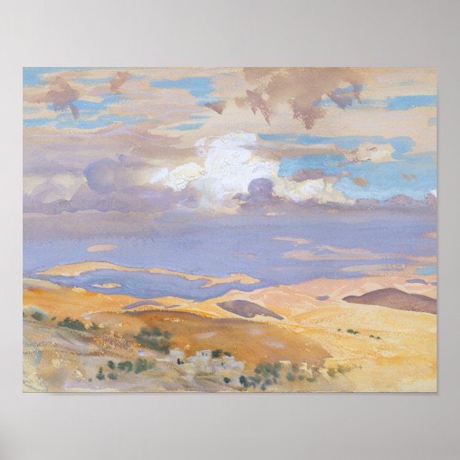 Affiche John Singer Sargent - De Jérusalem (Devant)