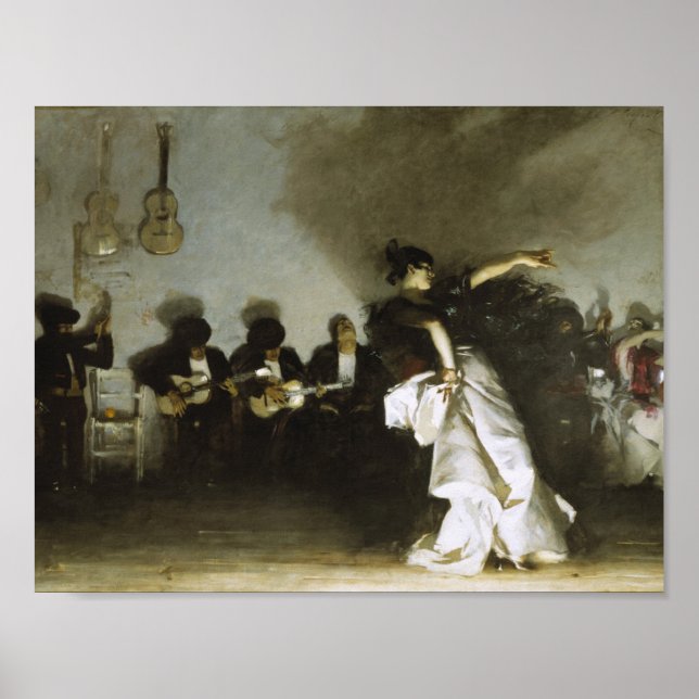 Affiche John Singer Sargent - El Jaleo (Devant)