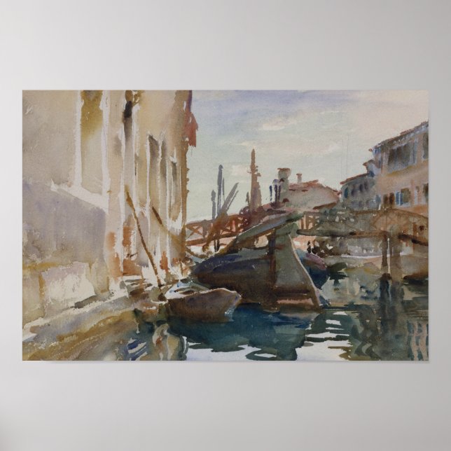 Affiche John Singer Sargent - Giudecca (Devant)