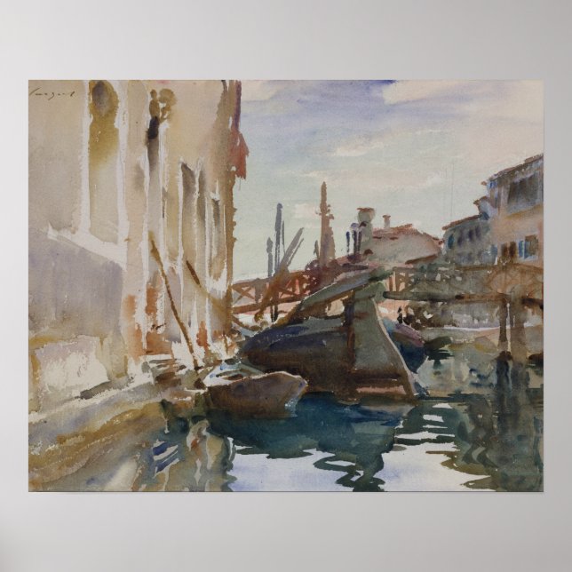 Affiche John Singer Sargent - Giudecca (Devant)