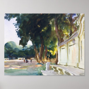 Affiche John Singer Sargent - Le midi espagnol, Aranjuez