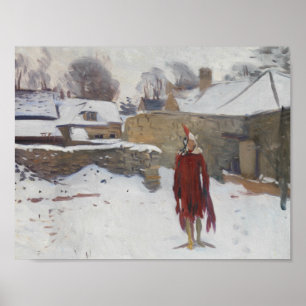 Affiche John Singer Sargent - Mannikin dans la neige