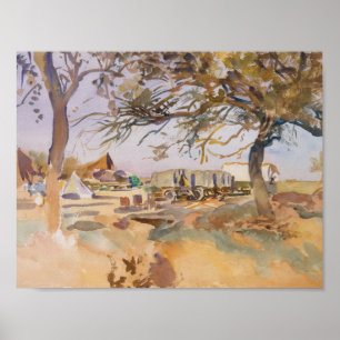 Affiche John Singer Sargent - Military Camp