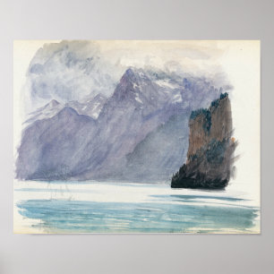 Affiche John Singer Sargent - Mountain Lake