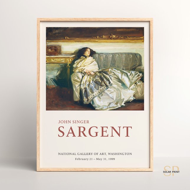 Affiche John Singer Sargent Nonchaloir Repose Peinture Art (Créateur téléchargé)