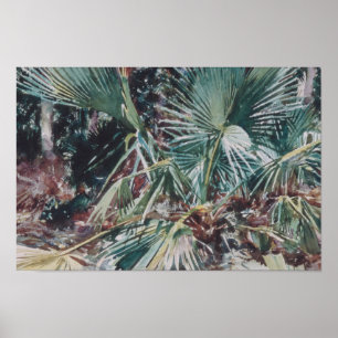 Affiche John Singer Sargent - Palmettos