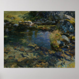 Affiche John Singer Sargent - Piscine alpine