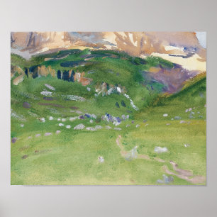 Affiche John Singer Sargent - Sellar Alp, Dolomites