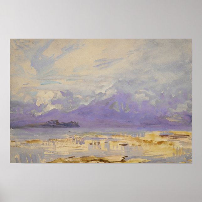 Affiche John Singer Sargent - Sirmione (Devant)