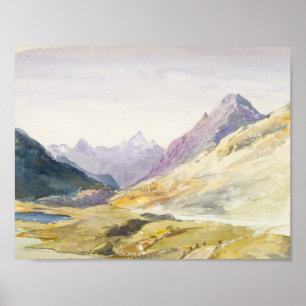 Affiche John Singer Sargent - Suisse 1869 Sketchbook