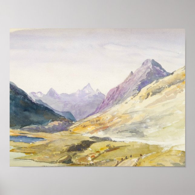 Affiche John Singer Sargent - Suisse 1869 Sketchbook (Devant)