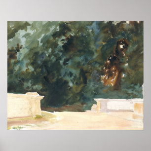 Affiche John Singer Sargent - Terrace et jardins