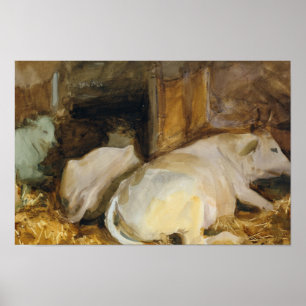 Affiche John Singer Sargent - Trois Oxen
