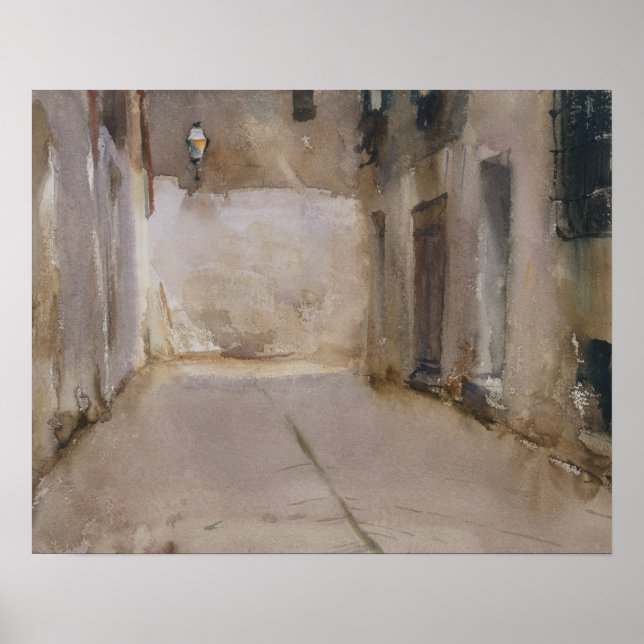 Affiche John Singer Sargent - Venice (Devant)