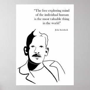 Affiche John Steinbeck