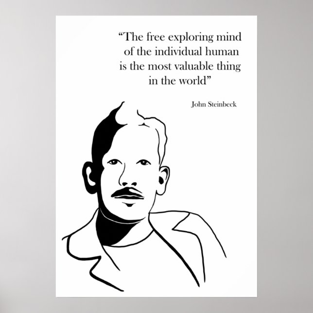 Affiche John Steinbeck (Devant)