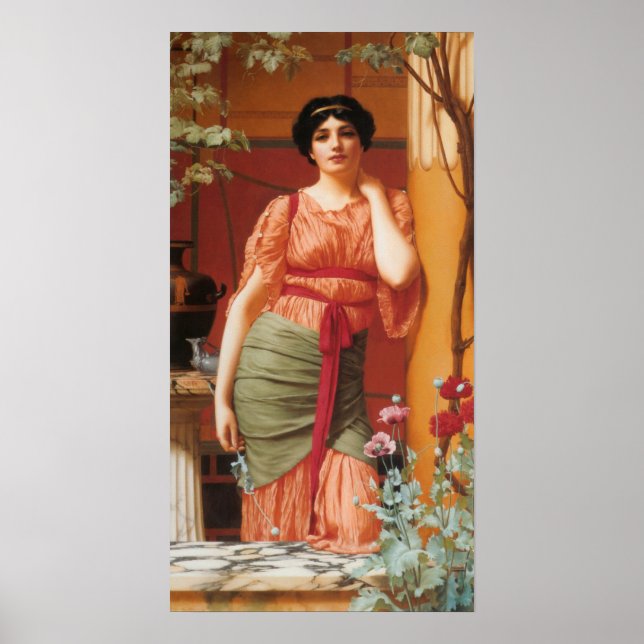 Affiche John William Godward - Nerissa (Devant)