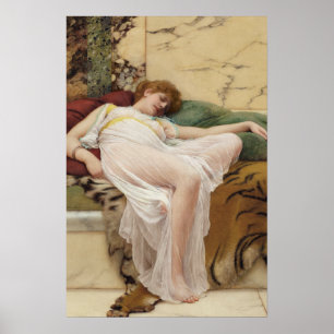Affiche John William Godward - Une Siesta