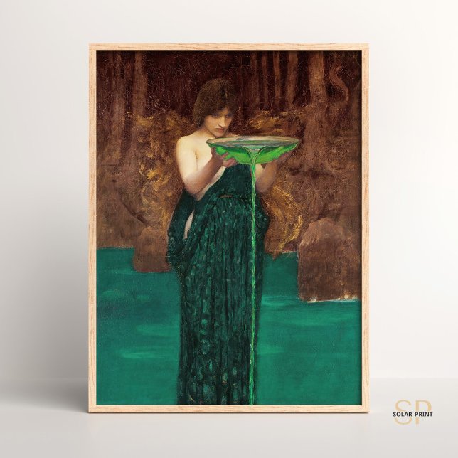 Affiche John William Waterhouse Circe Invidiosa Mythologiq (Créateur téléchargé)