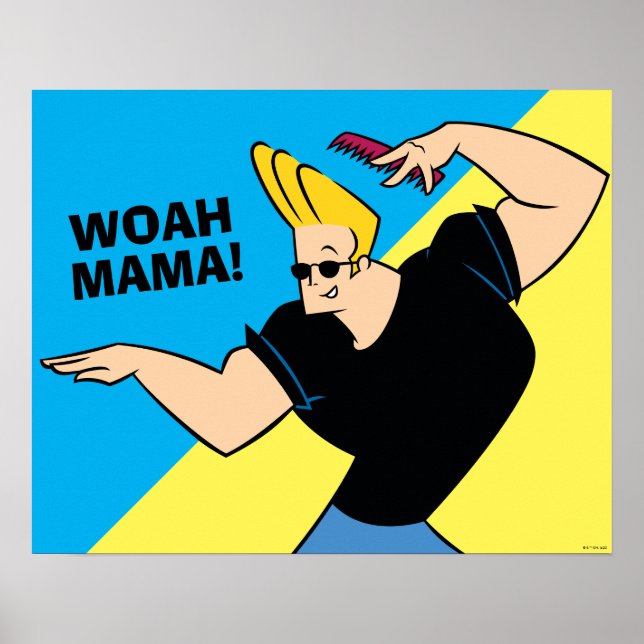 Affiche Johnny Bravo Coiffure (Devant)