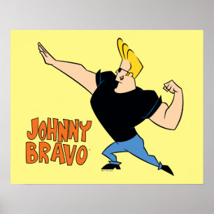 Affiche Johnny Bravo Flexing