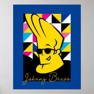 Affiche Johnny Bravo Pop Art Graphic