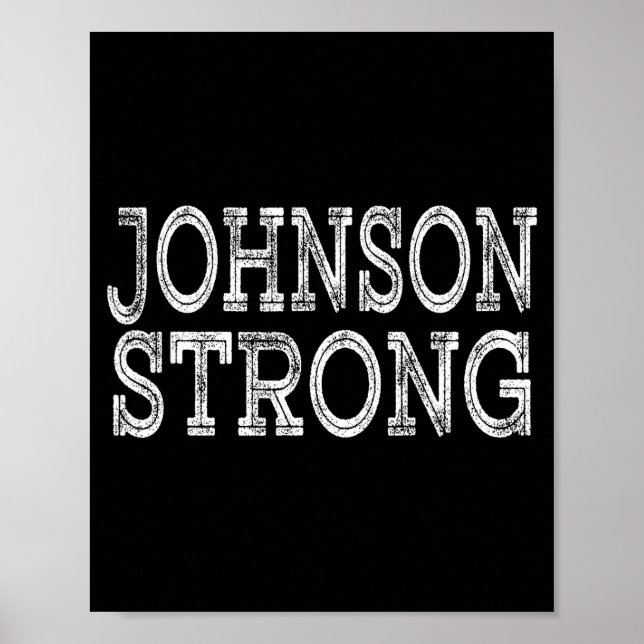Affiche JOHNSON Forte Équipe Réunion de famille Équipe de  (Devant)