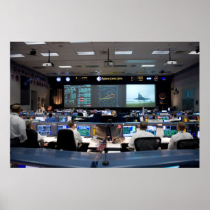 Affiche Johnson Mission Control Centre