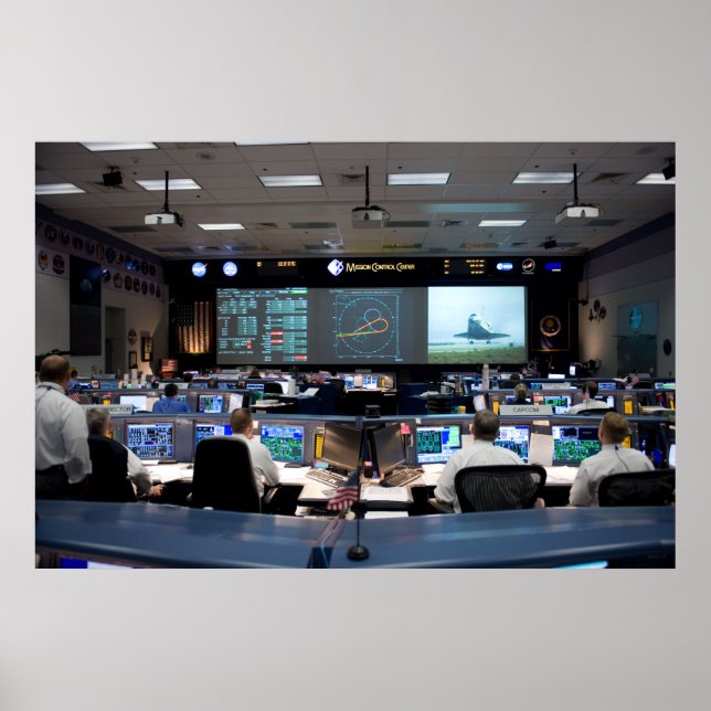 Affiche Johnson Mission Control Centre (Devant)