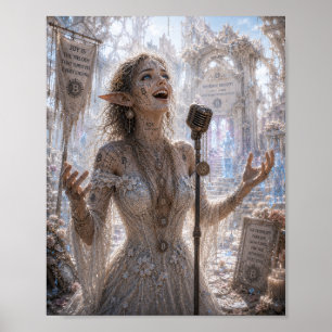Affiche Joie / Chanteuse d'opéra / Ruines de l'état civil
