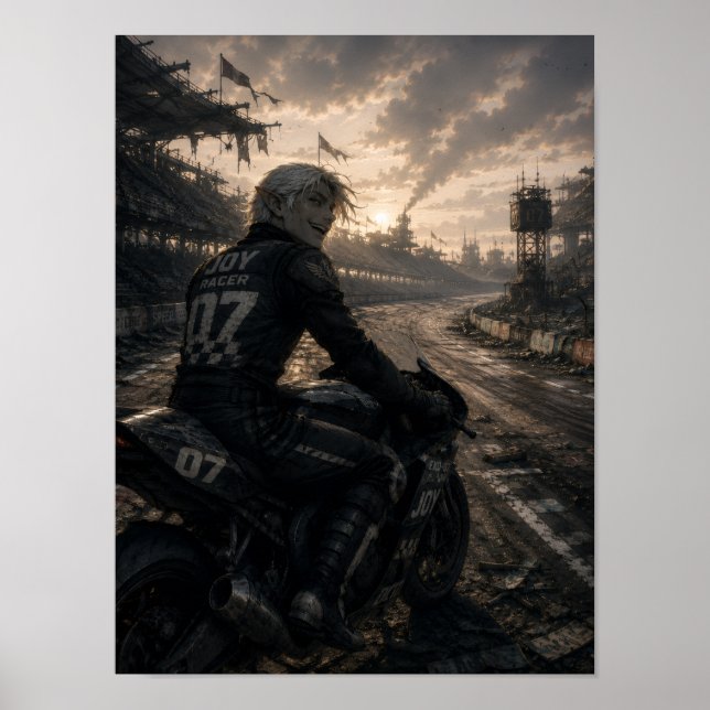 Affiche Joie / Coureur / Piste sans fin (Devant)