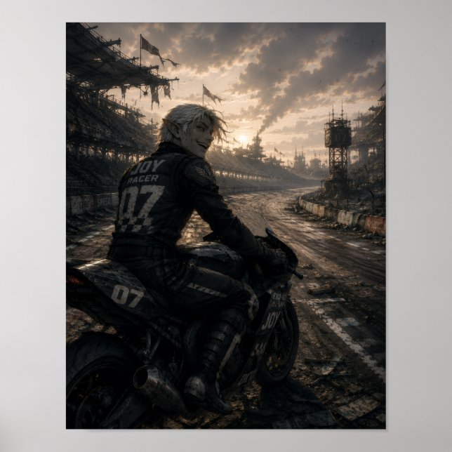 Affiche Joie / Coureur / Piste sans fin (Devant)