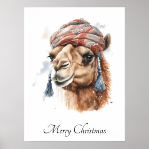 Affiche Joie de Noël du désert, personnalisé