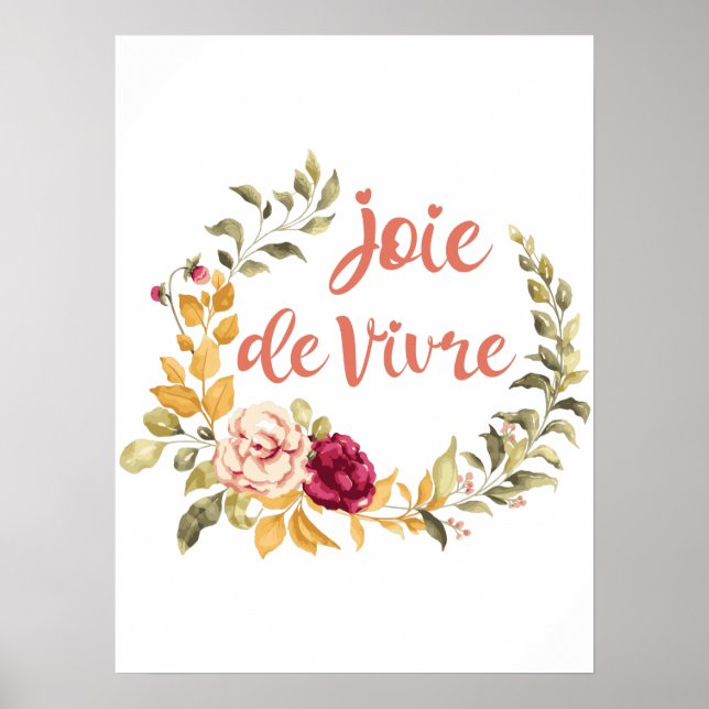 Affiche Joie de Vivre (Devant)