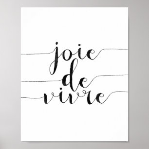 Affiche Joie De Vivre