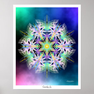 Affiche Joie en cascade