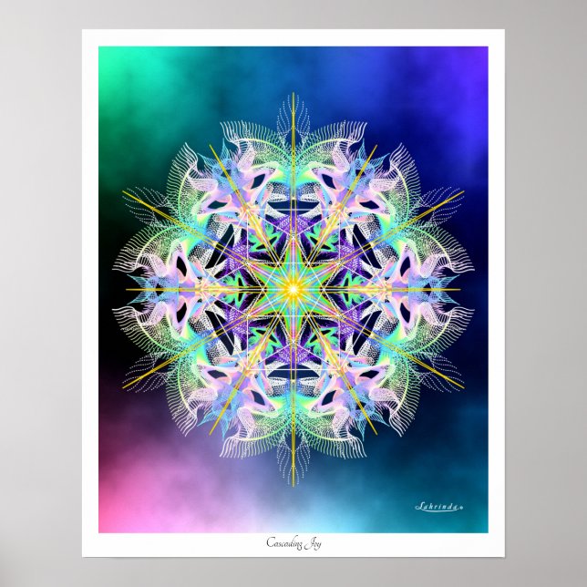 Affiche Joie en cascade (Devant)