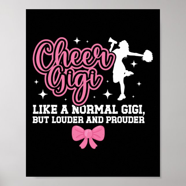 Affiche Joie Gigi Définition Cheerleading Gigi Cheerleade (Devant)