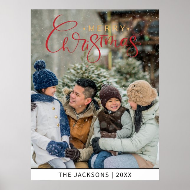 Affiche Joie photo de Noël (Devant)