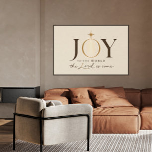 Affiche JOIE POUR LE MONDE Noël chrétien